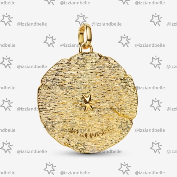 Pandora Crossing Arrows Oversized Medallion Charm - Picture 2 of 5